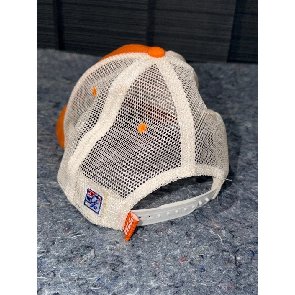 The Game Tennessee Volunteers Trucker Hat Orange White Mesh Snapback Mens Cap OS